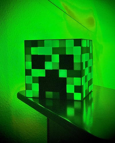 minecraft sarmaşık ışık led lamba takım 001 by forgecraft3d ev halkı dekor minyatür karakter gece çocuk 3d print model - Mito3D