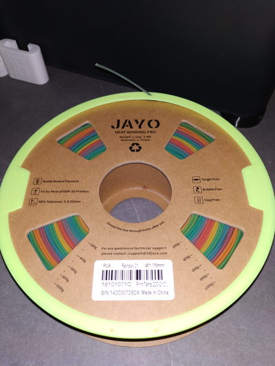 ams cardboard spool ring jayo by ebjspecials 3d printer parts adapter spoolring pappspule papprolle 3d print model - Mito3D