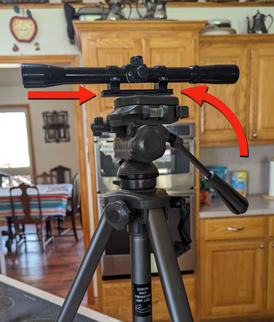 scope to tripod mount by spacemanspiff tools measure survey sight adapter surveying 3d print model - Mito3D
