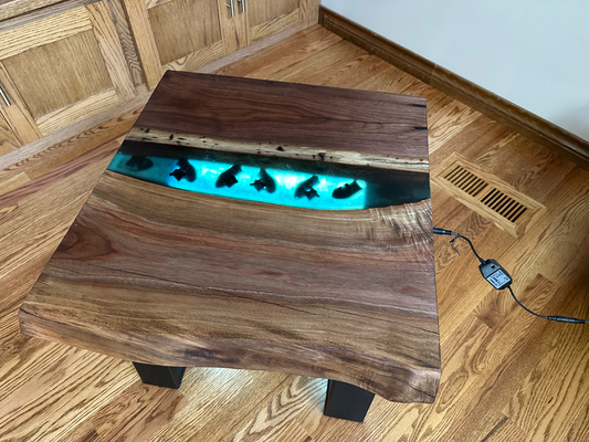 epoxy benchy table by zooman art models light 3d print model - Mito3D