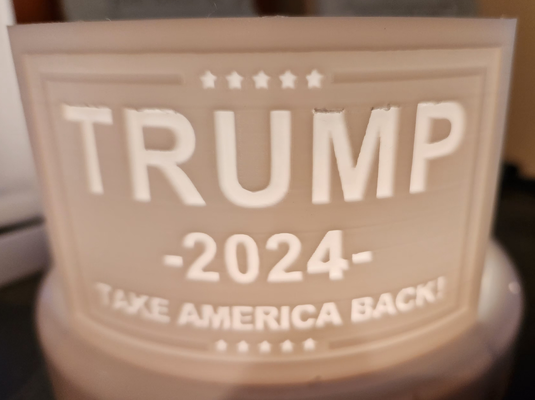 trump2024 by praus8577 haushalt dekor trumpf präsident lithophan usa amerika p1s p1p x1c 3d print model - Mito3D