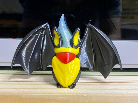 batgnome by ronjl88 toys & games gnome bat halloween 3d print model - Mito3D