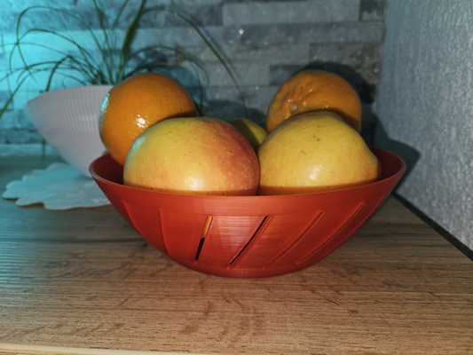 fruit bol 200mm by ralf francfort ménage décor panier déco 3d print model - Mito3D