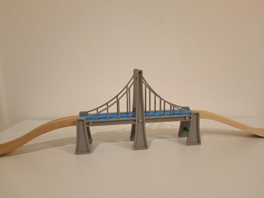 tren madera br cke by señor p juguetes juegos brio ikea entrenar carril puente 3d print model - Mito3D