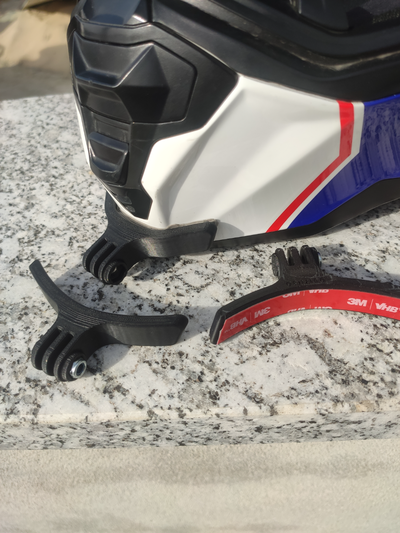 gopro helment montare by d riocunhadarfil passatempo fai sport all'aperto motocicletta suport accessori supporto 3d print model - Mito3D