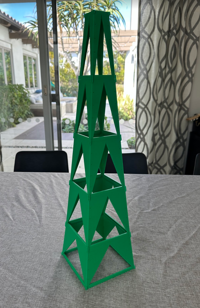 ciencias olimpíada torre edificio jigas by rehjee educación ingenieria cienciaolimpiada balsa plantilla 3d print model - Mito3D