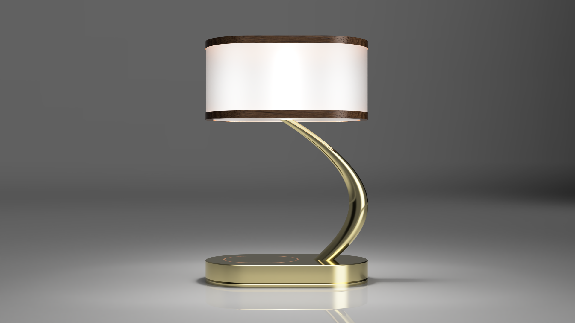 moderne table lampe fil chargeur by jal shah ménage décor led 3D print model - Mito3D