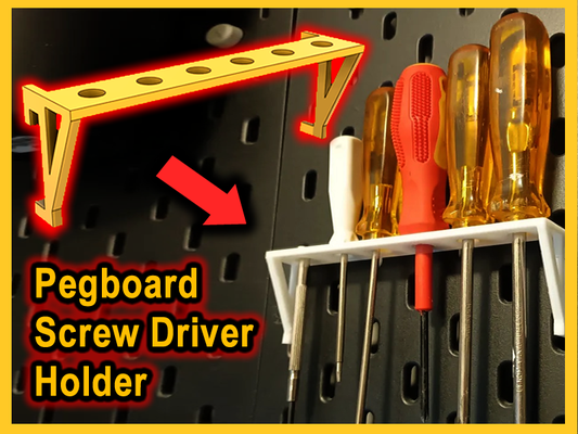 skadis - screwdriver holder by thom tools organizers organizer 3d print model - Mito3D