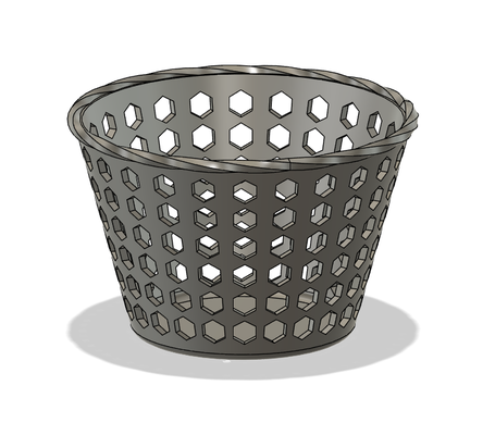 decorative laundry basket by cryptik design miniatures doll house 3d print model - Mito3D