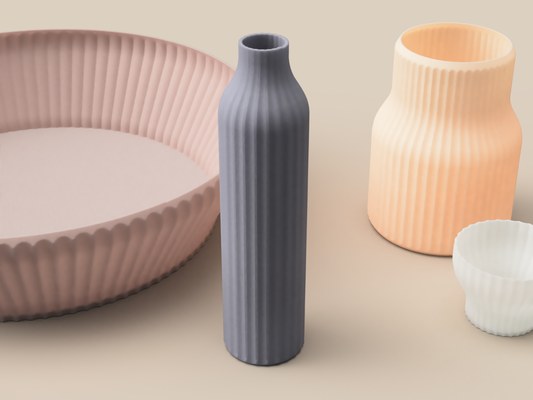 paramétrico vaso modo fusão 360 by henlor casa decoração garrafa panela fusion360 vasemodo candelabro chá leve suporte luz azul f3d f3dfile f360 projeto cesto frutas 3d print model - Mito3D