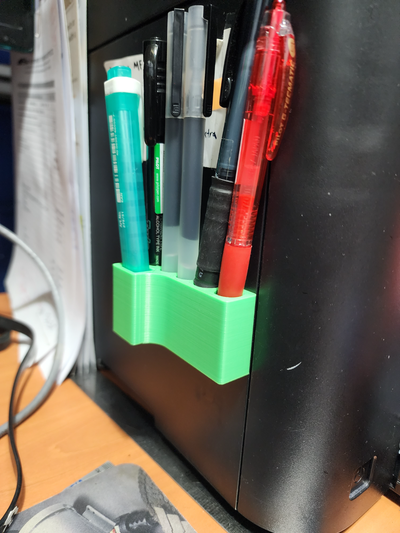 bolígrafo resaltador soporte by marcusmxk casa oficina organizador 3d print model - Mito3D