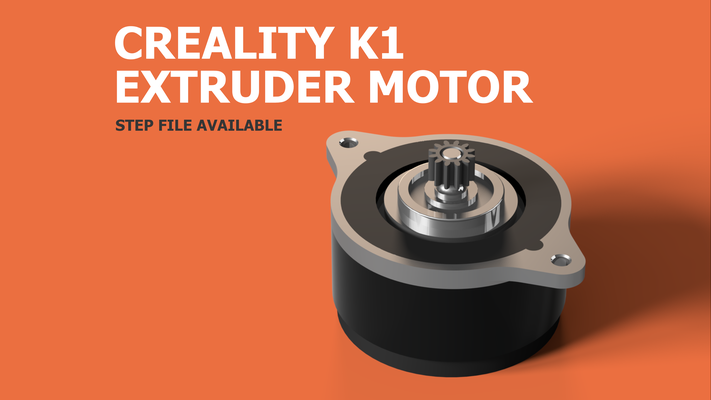 creality k1 extruder stepper motor cad by henlor 3d printer parts step steppermotor stepfiles stepfile cadfiles k1max crealityk1 crealityk1extruder crealityk1max 3d print model - Mito3D