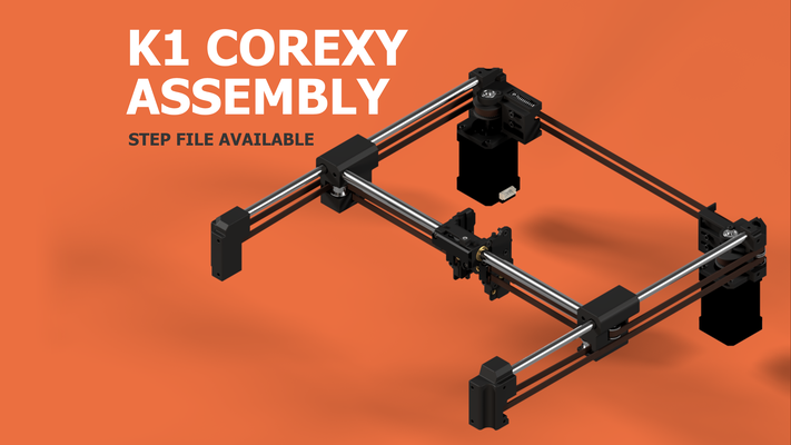 crealidad k1 corexy movimiento montaje canalla by henlor 3d impresora partes modelo xaxis paso xy eje yaxis archivos pasos portal ejes archivo cinemático cinemática cadfiles crealityk1 cadmodel cadfile 3d print model - Mito3D