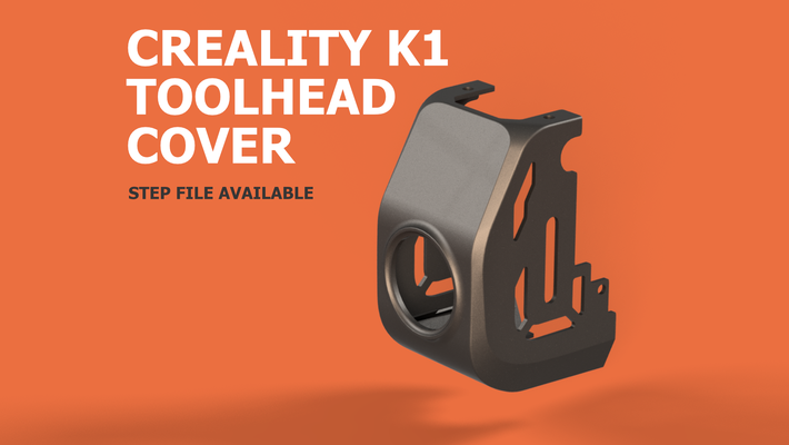 creality k1 toolhead copertina guaina cad by henlor 3d stampante parti max cadfile k1max crealityk1 crealityk1max copriutensile 3d print model - Mito3D