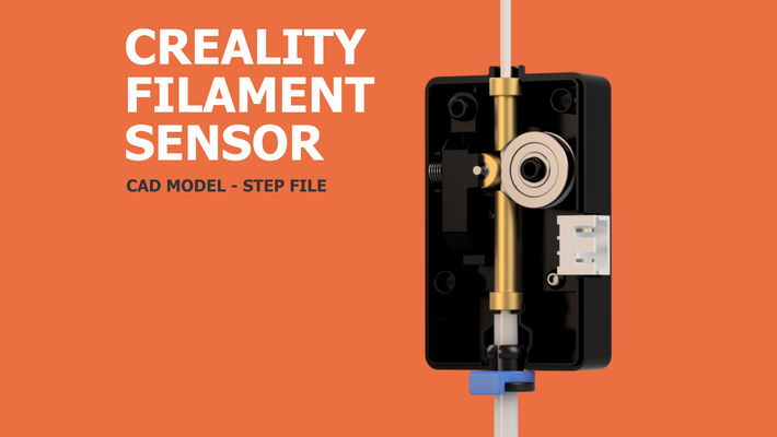 creality filamento terminare sensor cad by henlor 3d stampante parti filamentosensore k1 cr200b ender5s1 crealityk1 crealityk1max sermoond3 3d print model - Mito3D