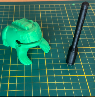 percussion grenouille frosch instrumental remixé by der3de loisir diy musique instrument amusement thisite 3d print model - Mito3D