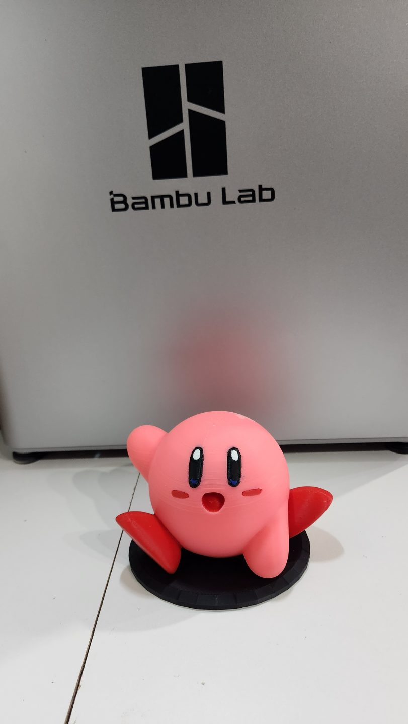 kirby cor remixado by brinquedos jogos personagens esmagar manos corpo 3D print model - Mito3D