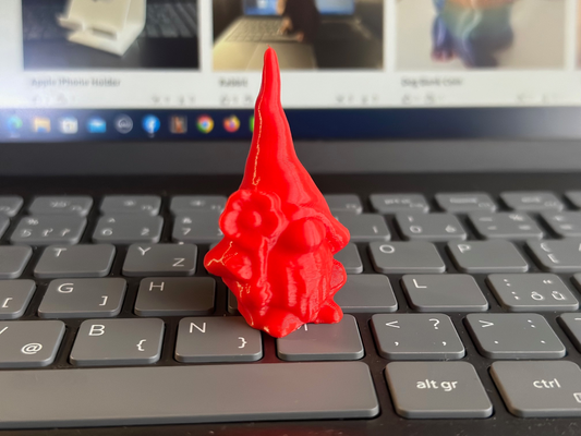 gnomo fiore remixato by negativo domestico arredamento 3d print model - Mito3D