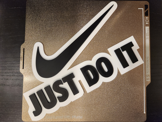 nike do it by jim 2835 arte segni loghi fallo basta 3d print model - Mito3D