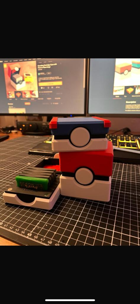 pok palla gba cartuccia astuccio guaina remixato by esame giocattoli giochi game boy colpire pokemon titolare supporto ams giochi superball accessorio progredire 3D print model - Mito3D