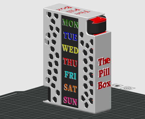 pill box 7 days by arnauz tools organizers pillbox organizer 3d print model - Mito3D