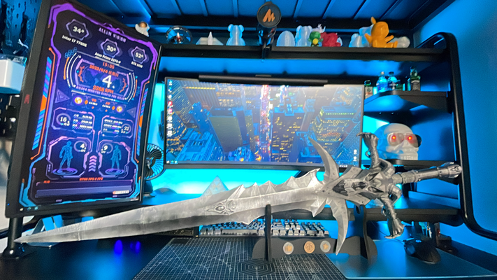 frostmourne reinforced yeniden karıştırılmış by sahne cosplays kopya silah kılıç frostmourne warcraft 3d print model - Mito3D