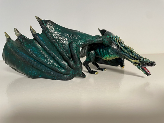 drogon yeniden karıştırılmış by qwiktune minyatürler yaratıklar ejderha oyun of tahtlar mengene fantezi yaratık daenerys targaryen 3d print model - Mito3D