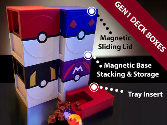 empujar lun gen 1 cubierta caja colección by warrell72 juguetes juegos tcg pokemon cajas comercio tarjeta deckbox 3d print model - Mito3D