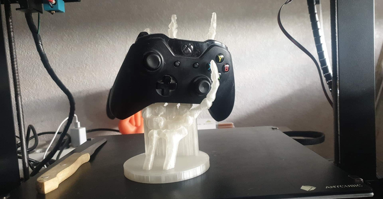 kulp destek kontrolör by hızlanıyorlar 3d yazıcı aksesuarlar iskelet el etiket sonbahar sanat 3d print model - Mito3D