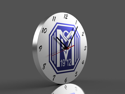 sv meppen logo l'horloge by scaphandre autonome ménage décor football football club balle visage accessoire temps 39 horloge 3d print model - Mito3D