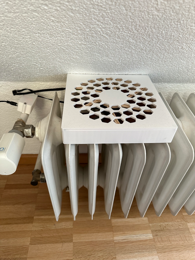 contrôle chauffage rker radiateur booster by florben ménage maison modèles ventilateur lft airs 3d print model - Mito3D