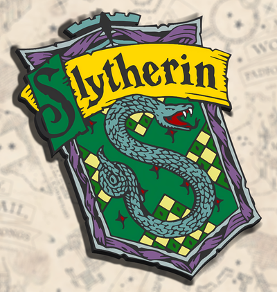 harry potter - slytherin crest sigil by mateibocancios household decor logo 2d multicolor deco sign tv movie 3d print model - Mito3D