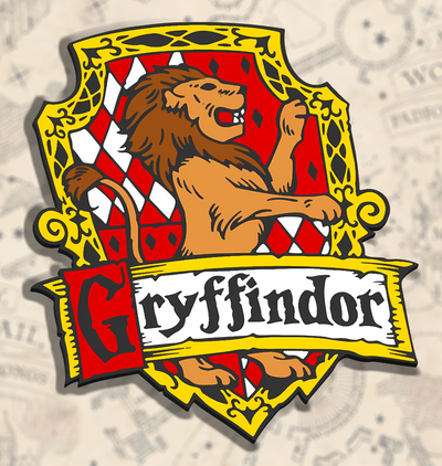 harry potter - gryffindor sigil crest by mateibocancios household decor 2d logo sign deco movie 3d print model - Mito3D