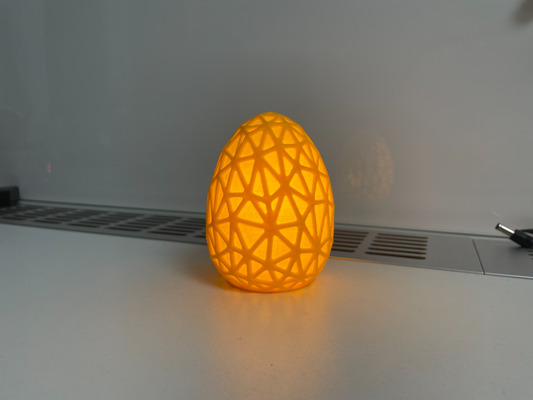 ostern voronoi dekor licht v2 by mdesign haushalt osterei beleuchtung 3d print model - Mito3D