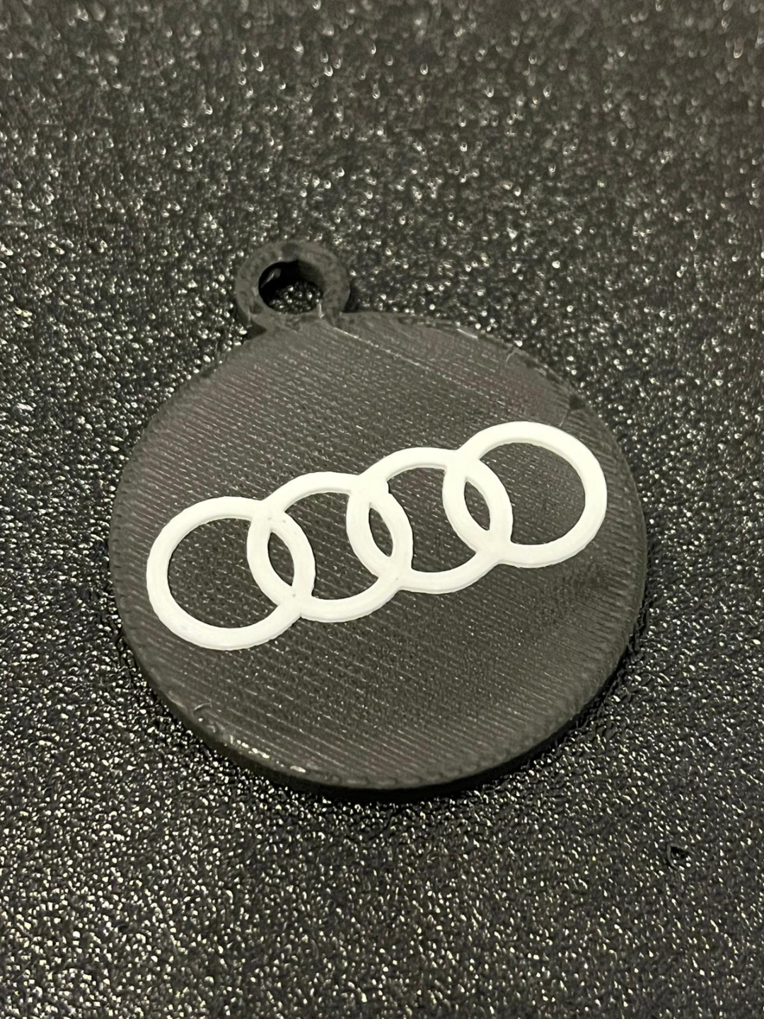 audi chave anel by 3d imprimircz arte 2d 3D print model - Mito3D