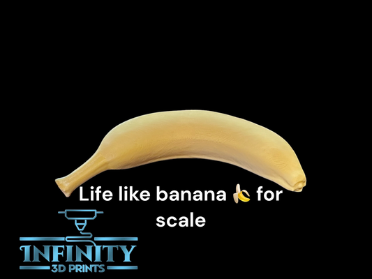 real banana scale by infinity 3d prints printer accessories photos a lifelike bananas 3d print model - Mito3D