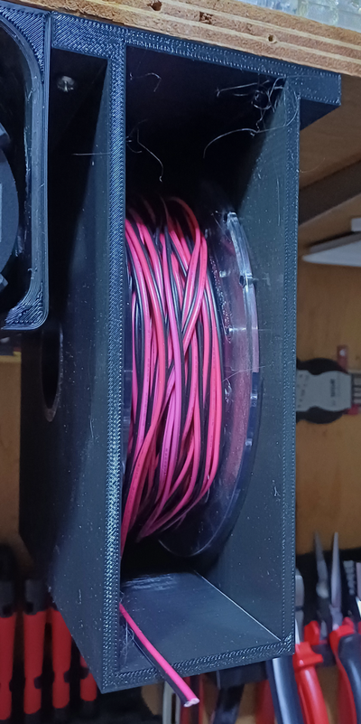 re-use of an filament spool by fenswork tools organizers 3d print model - Mito3D