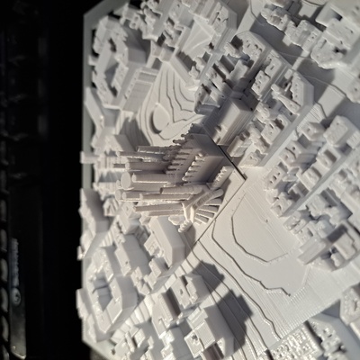 barcelona cidade sagrada familia 1 4000 escala by 3d impressão arquiteto miniaturas arquitetura famoso modelo construção fácil ícone europa espanha 2024 marco 3d print model - Mito3D