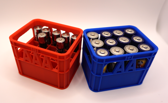 bierschränke aa aaa batteriekästen bedenkenahrung batterie box by 3db 3d drucker teile batteriebox batteriefach bierkiste aufbewahren aufbewahrungsbox druck druckdesign ideen batteriefach lager 3d print model - Mito3D