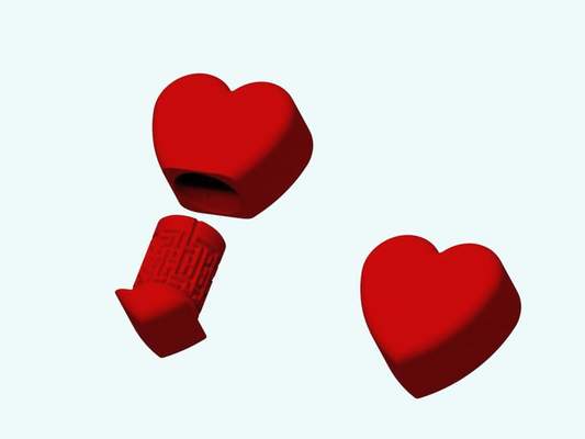 heart shape maze box herz form labyrinth by doclex toys & games puzzles herzbox deko art mazepuzzle riddle riddlebox gift container valentin valentiens day valentiensday valentinstag verpackung geschenk liebe 3d print model - Mito3D