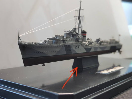 1 700 halcón volador kelly base by ansiedad pasatiempo bricolaje diy 1700 embarcacion modelo plastico hms buque guerra destructor ww2 3d print model - Mito3D