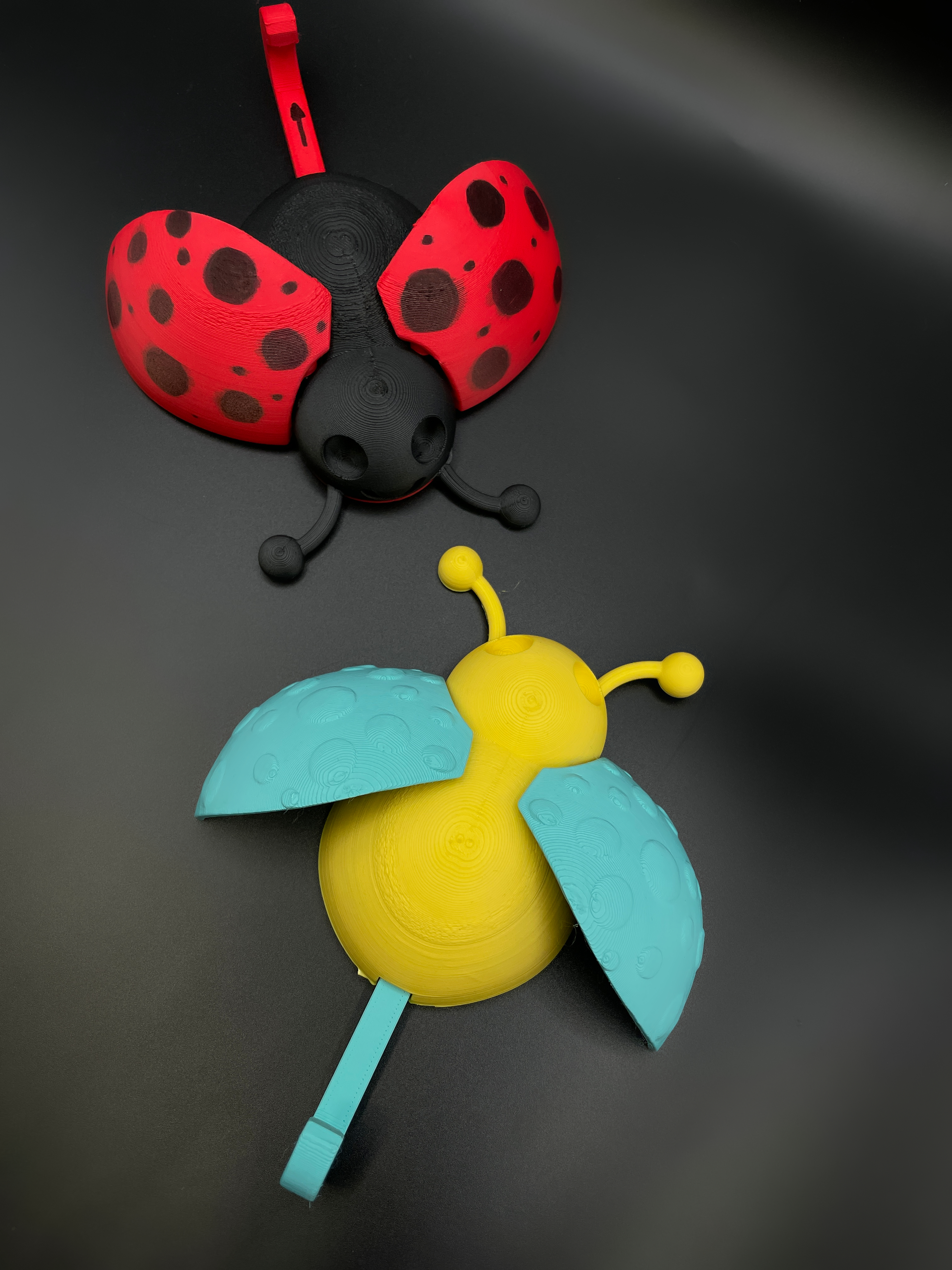 lady bug schlüssel halter unterstützung by 3dp mamsih haushalt dekor prusa dekoration mmu2s kammer ams 3D print model - Mito3D