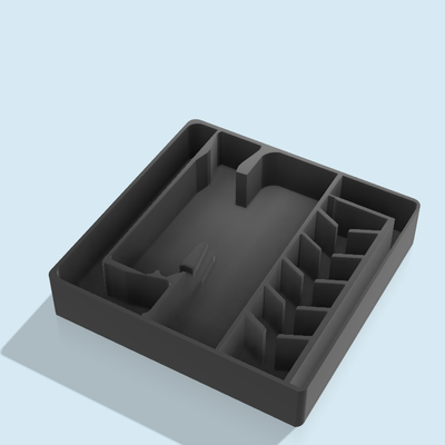 tijeras bandeja organizador perro aseo equipo pesado grueso pelo abrigos by jcar0815 casa mascotas cabello clíper accesorios 3d print model - Mito3D