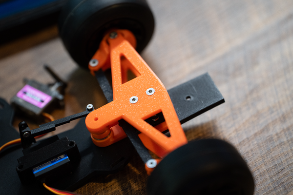 balle palier naître openrc f1 remixé by arthur loisir diy rc suspension pilotage voiture éloigné contrôle formule 1 courses servo 3d print model - Mito3D