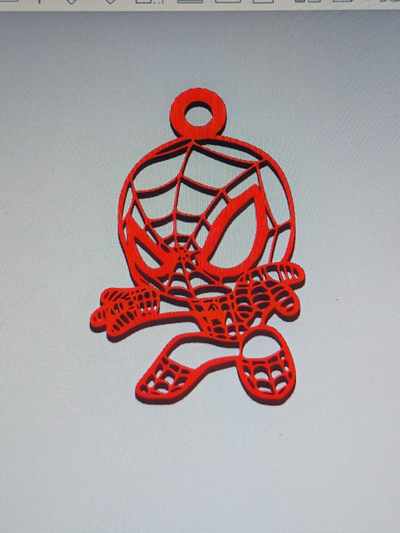 homem aranha bebê pingente by rad moda joalheria 3d print model - Mito3D