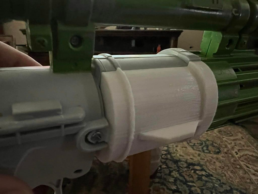 blaster battery cover by tiger moses props & cosplays replica weapon hasbro fett 3d print model - Mito3D