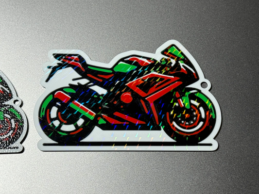 corrida motocicleta chaveiro multicolorido by brk labs passatempo faça veículos accessorry motor moto 2dart chave carbono ams4colors arte carros kawasaki honda yamaha raça bicicleta carro formula1 rapidez 3d print model - Mito3D