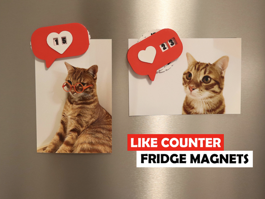 contatore frigo magneti by cube3dworld domestico casa modelli magnete amore cucina 3d print model - Mito3D
