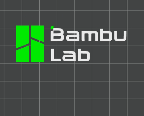 bambu laboratuar logo by kolektör 3d yazıcı ölçek modeller 3d print model - Mito3D