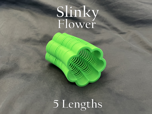 fiore slinky by jpbruce giocattoli giochi agitarsi giocattolo 3d print model - Mito3D